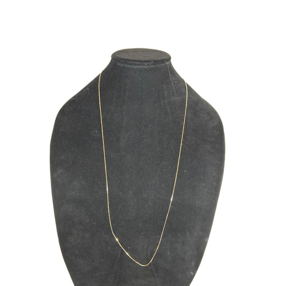 Trifari Gold Tone Chain Necklace Longer